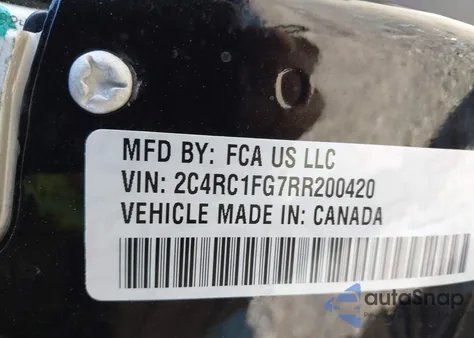 2024 Chrysler Pacifica Touring from USA, damaged, VIN 2C4RC1FG7RR200420